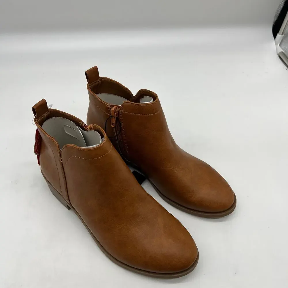 Wonder Nation Women Ankle Boots Casual Lightweight Brown Size 6